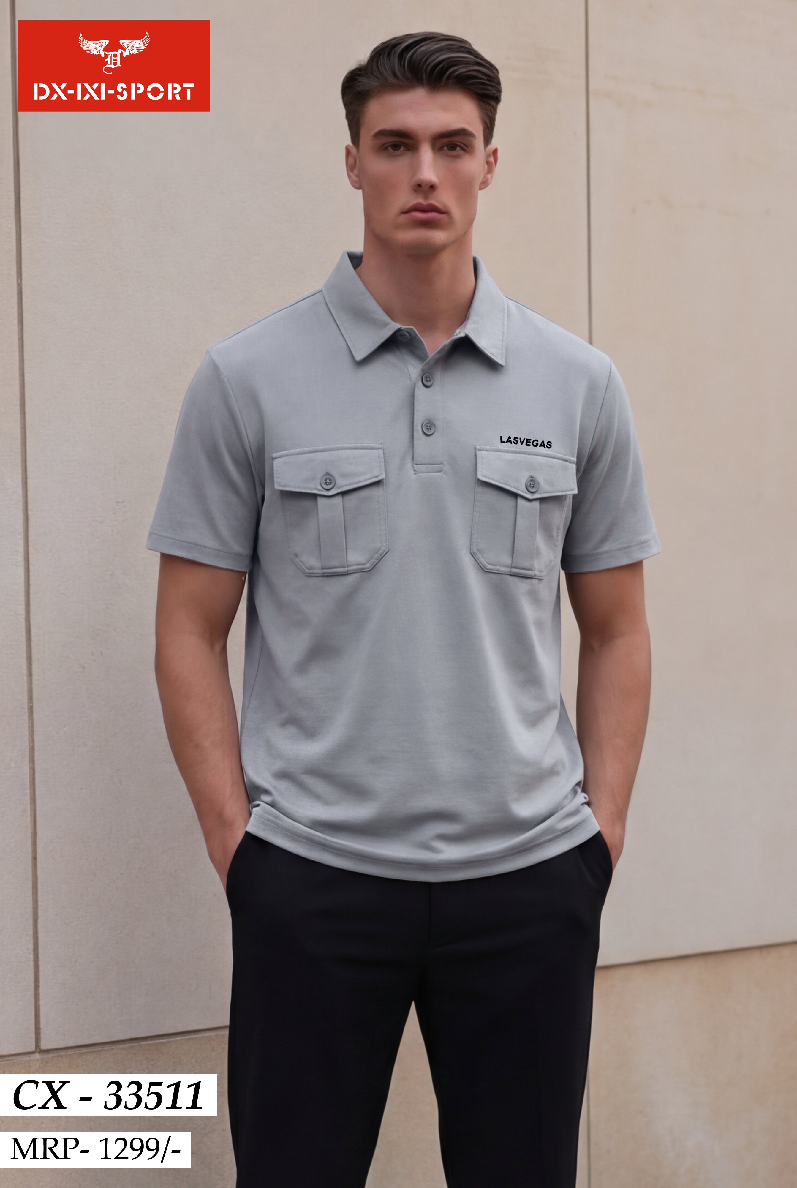 DOUBLE POCKET T-SHIRT (CX-33511)
