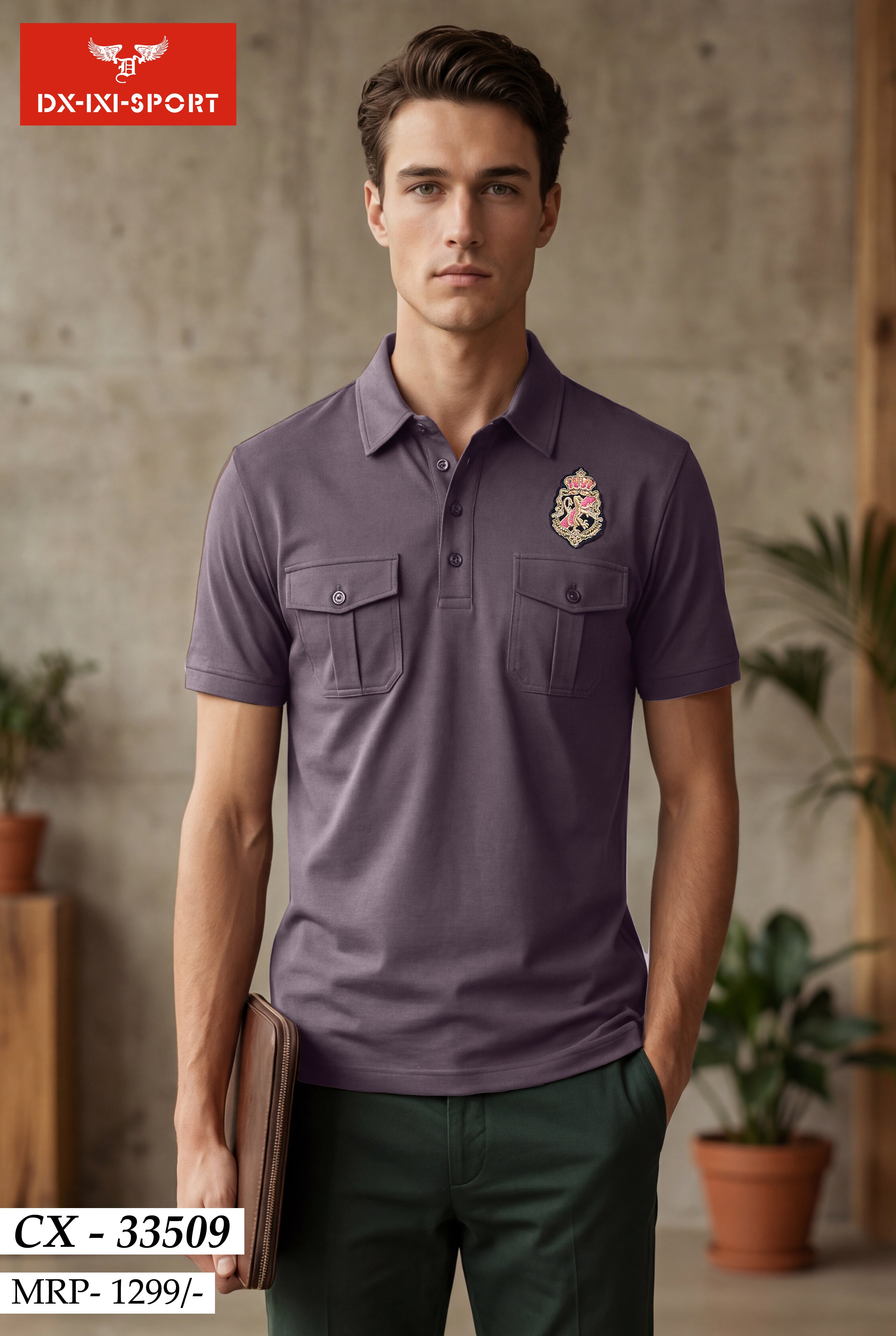 DOUBLE POCKET T-SHIRT (CX-33509)