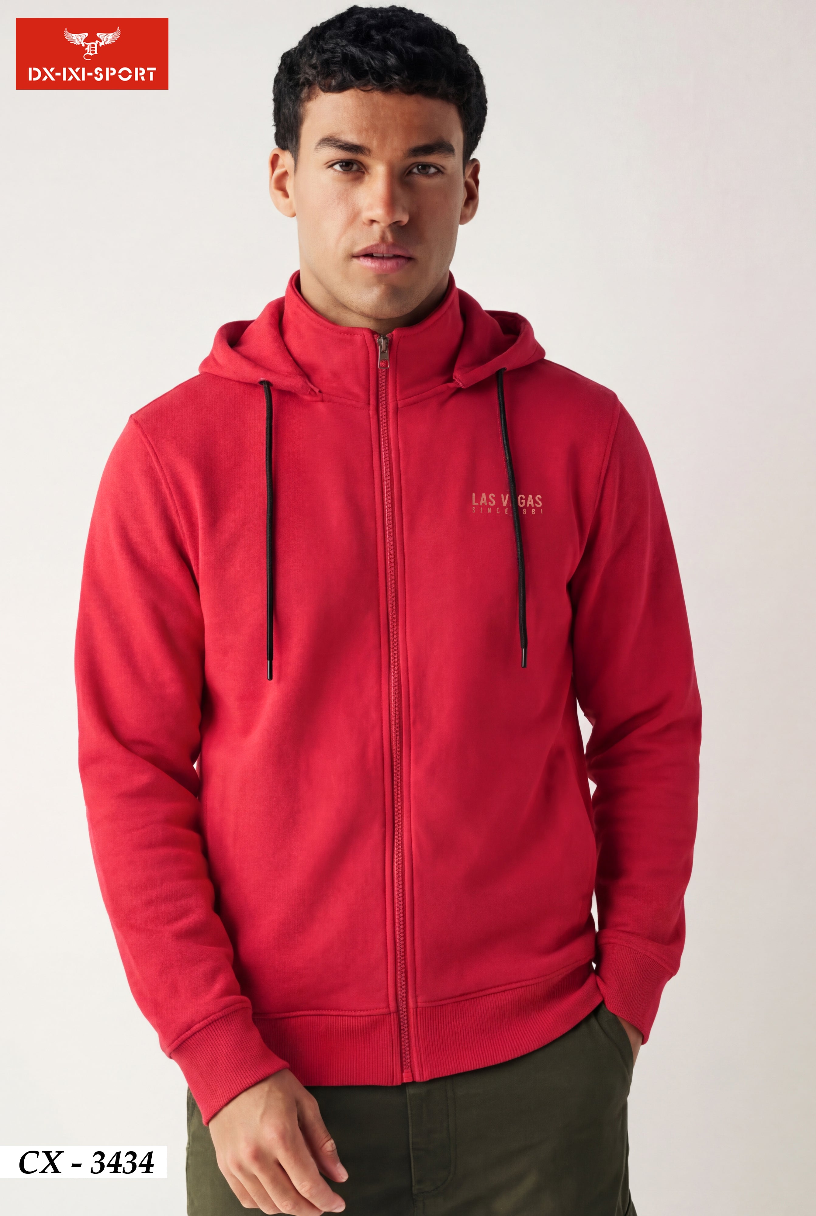 FULL ZIP HOOD SWEATSHIRT(CX-3434)