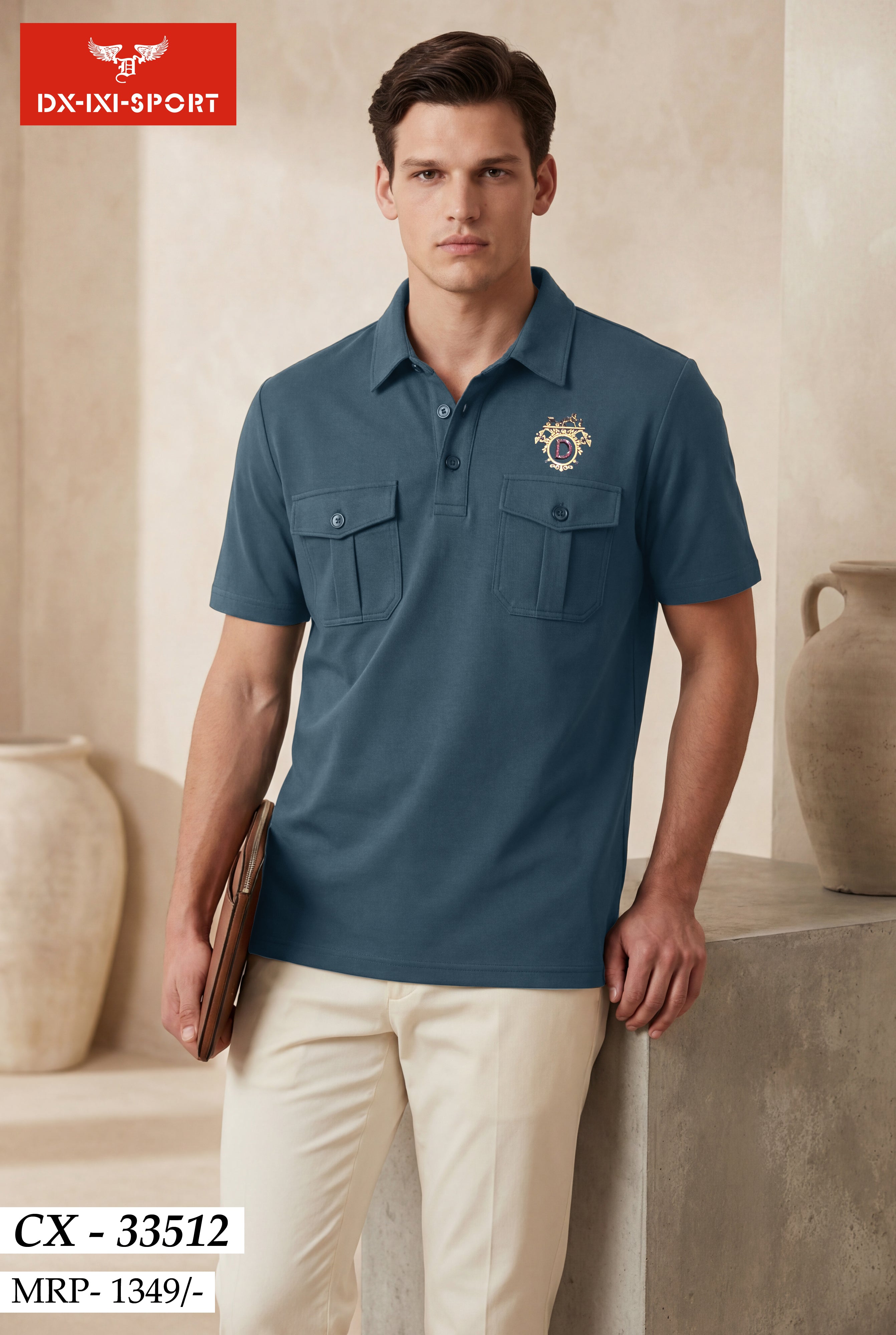 DOUBLE POCKET T-SHIRT (CX-33512)