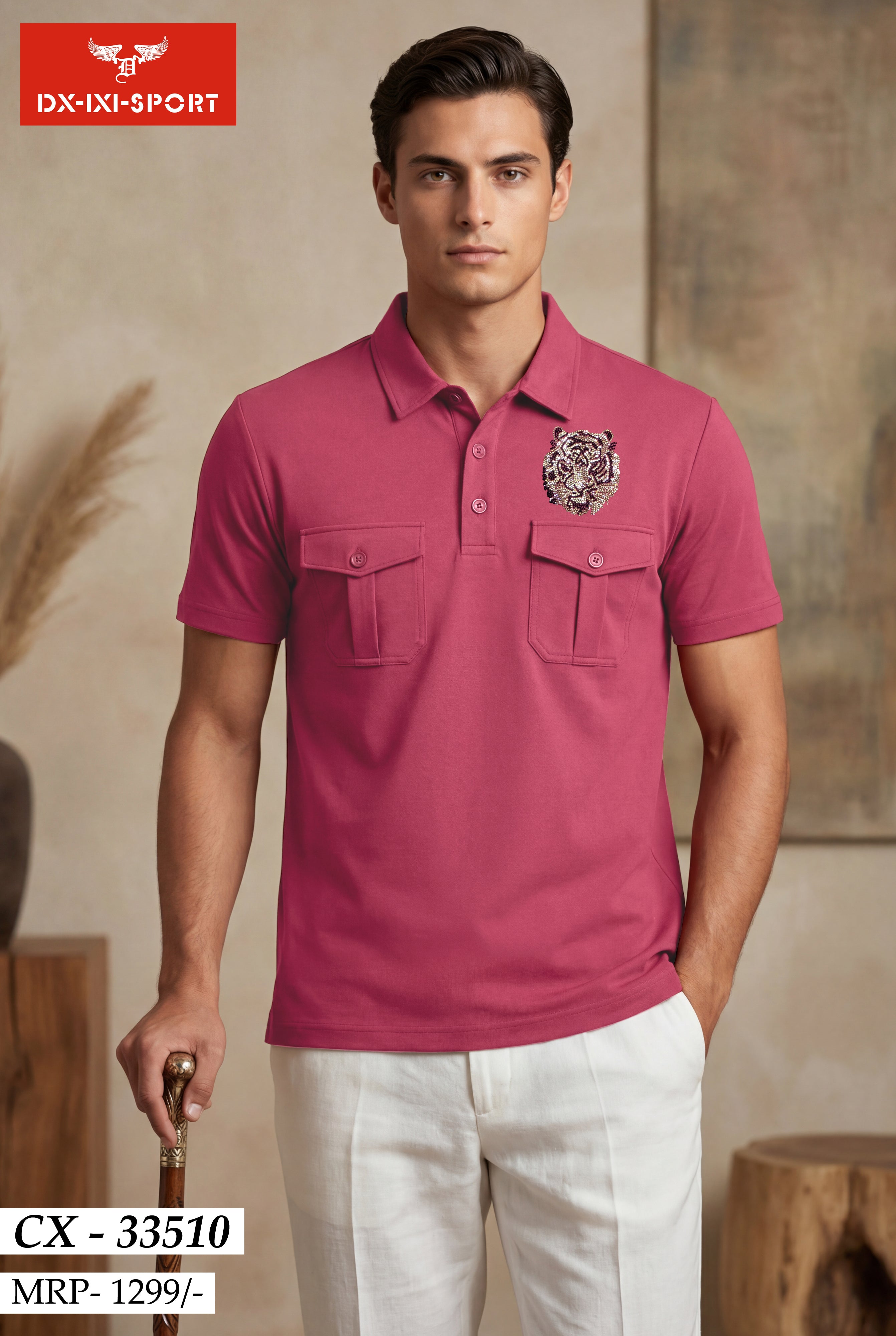 DOUBLE POCKET T-SHIRT (CX-33510)