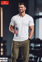 V-NECK HALF SLEEVES T-SHIRT (CX-007)