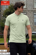 BAN COLLAR T-SHIRT (TEE-5)