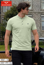BAN COLLAR T-SHIRT (TEE-5)