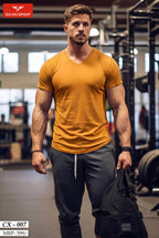 V-NECK HALF SLEEVES T-SHIRT (CX-007)