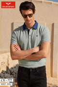 DENIM COLLAR T-SHIRT (CX-777)