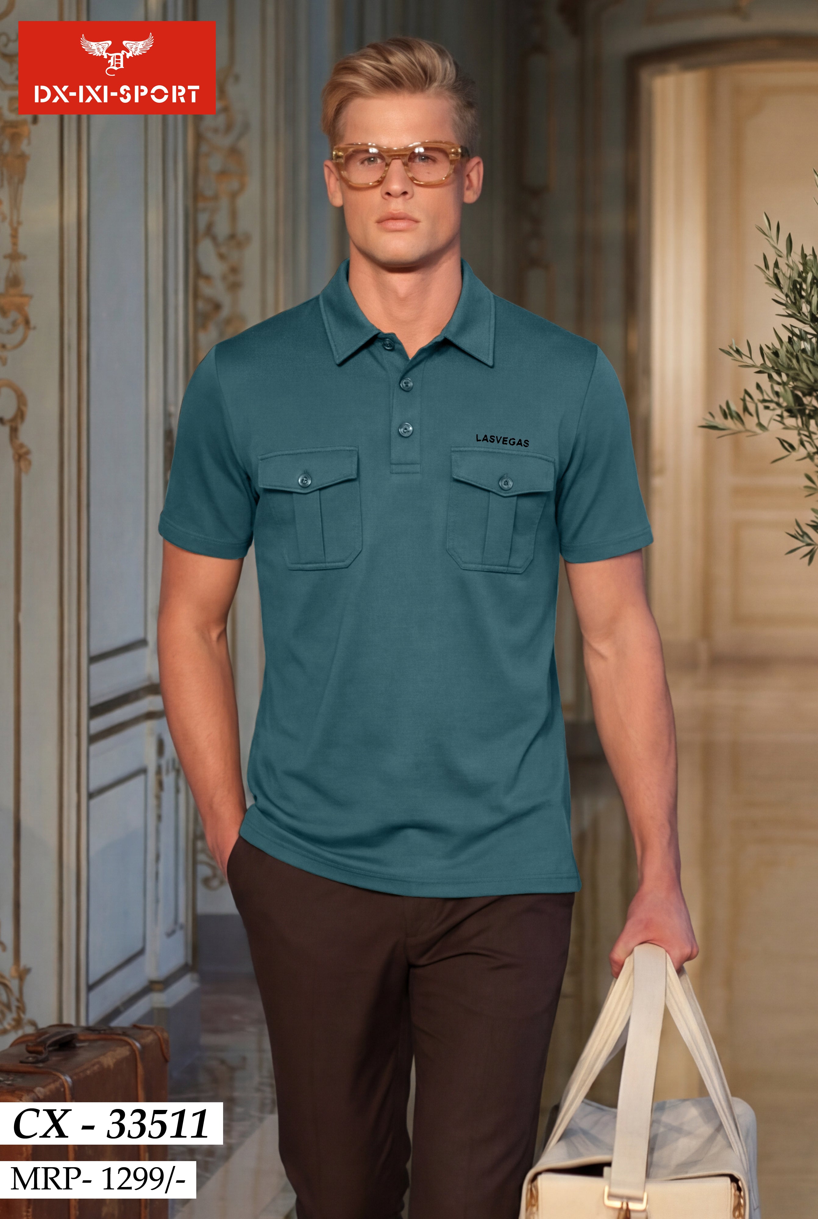 DOUBLE POCKET T-SHIRT (CX-33511)