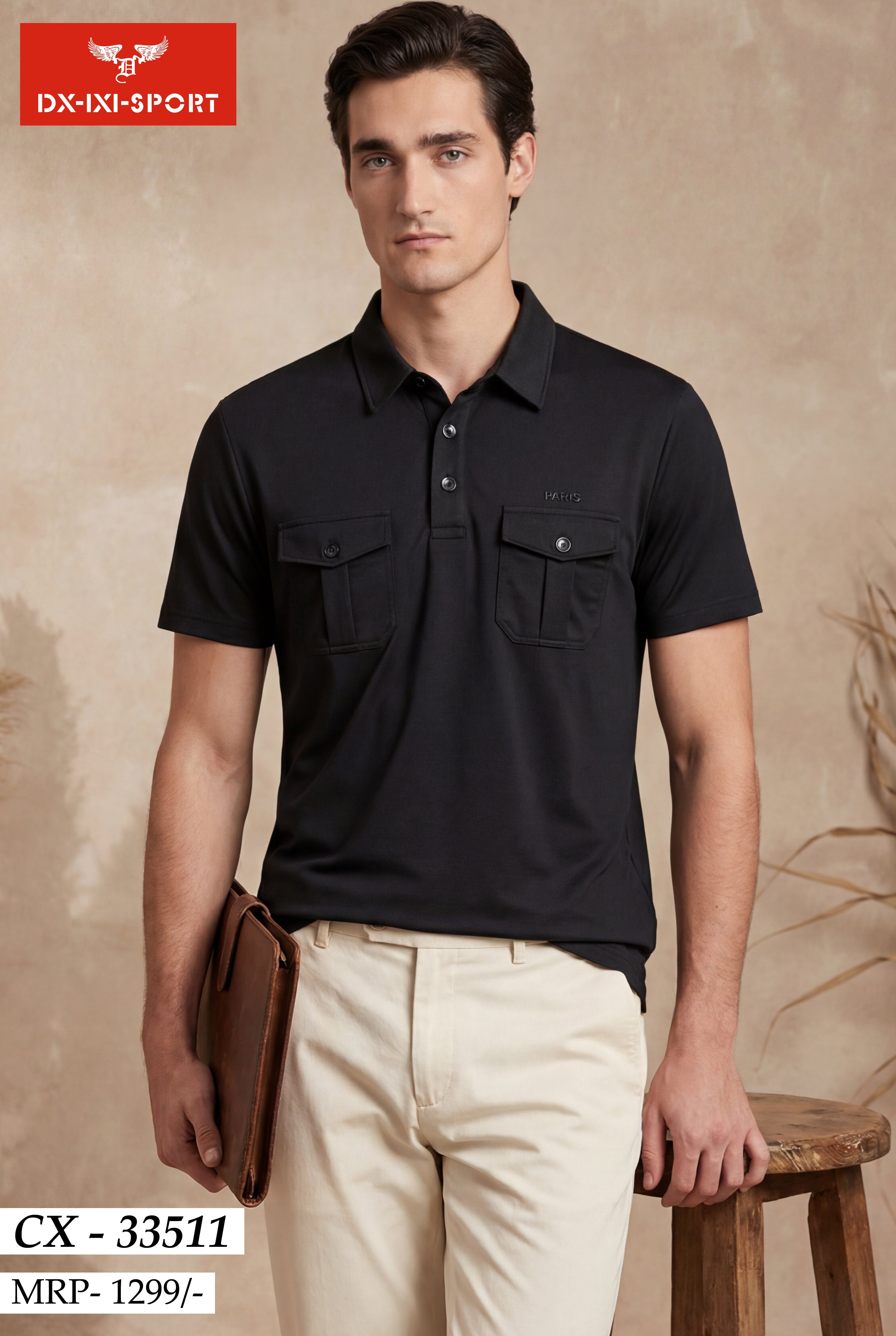 DOUBLE POCKET T-SHIRT (CX-33511)