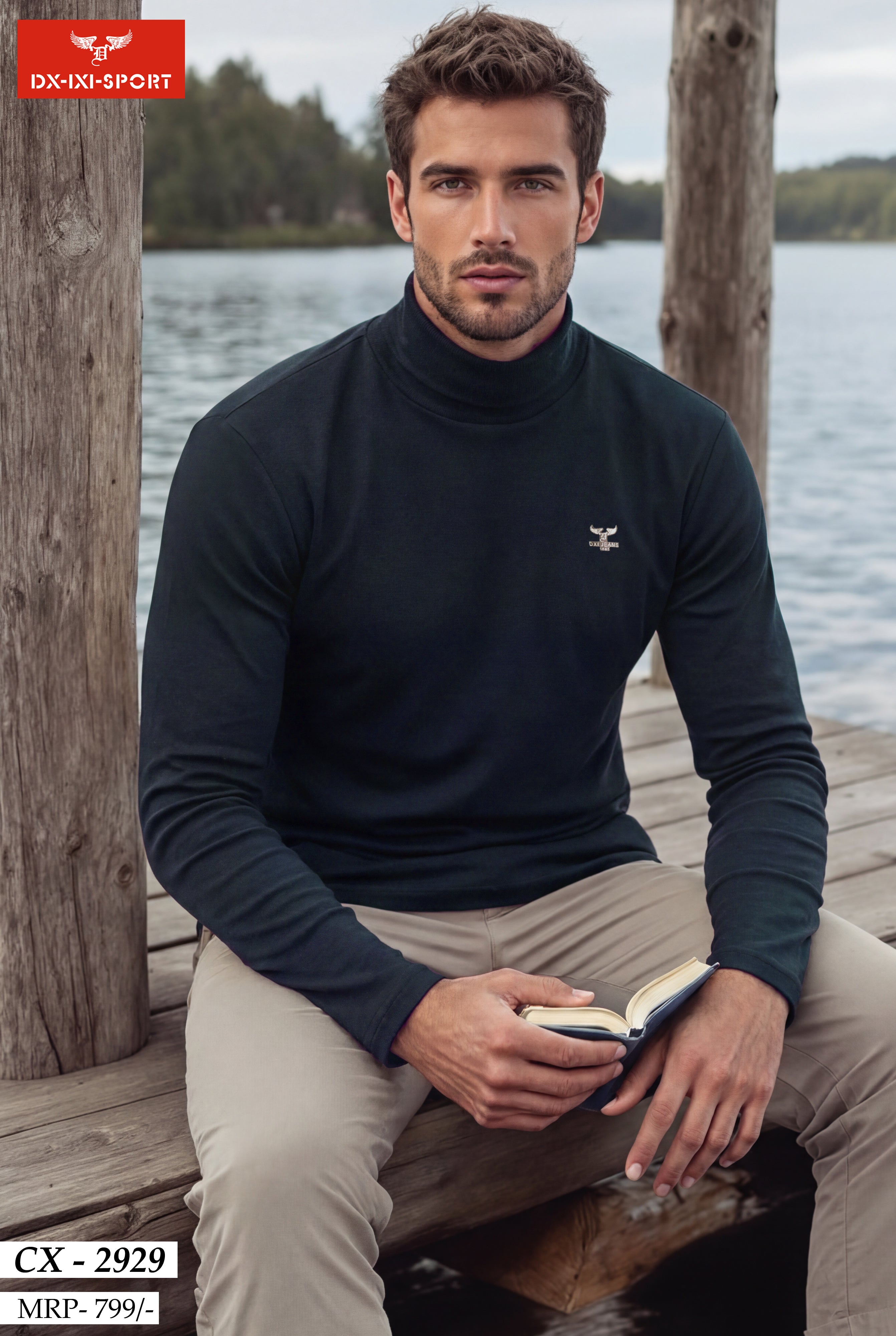 H NECK FULL SLEEVE T-SHIRT (CX-2929)
