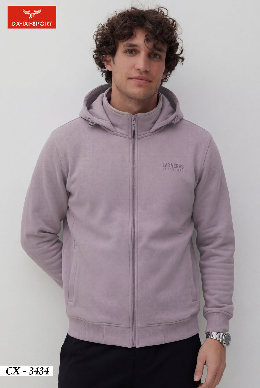 FULL ZIP HOOD SWEATSHIRT(CX-3434)