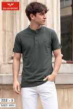 BAN COLLAR T-SHIRT (TEE-5)
