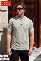 BAN COLLAR T-SHIRT (TEE-5)