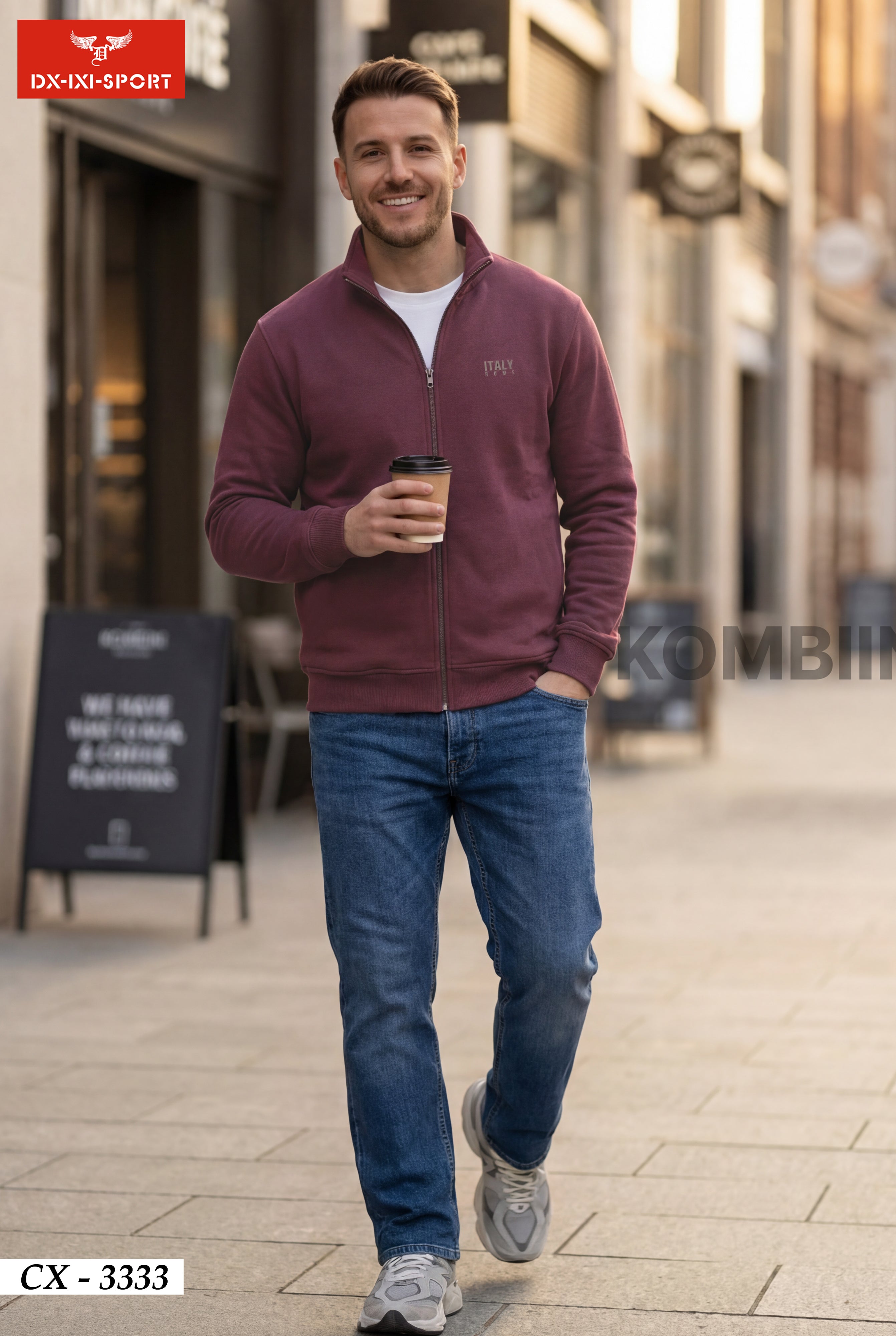 FULL ZIP SWEATSHIRT (CX-3333)
