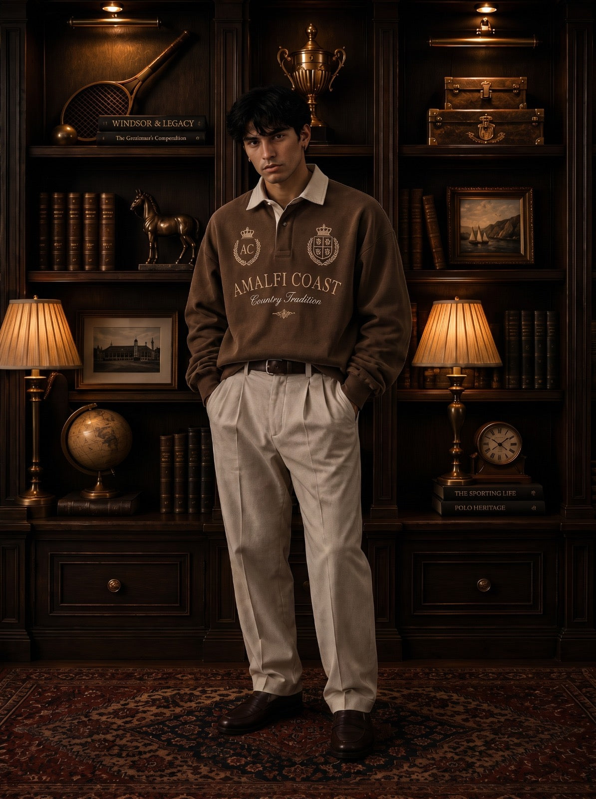 Amalfi Coast Heritage Sweatshirt — 380 GSM Fleece