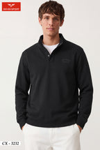 THREE BUTTONED SWEATSHIRT (CX-3232)
