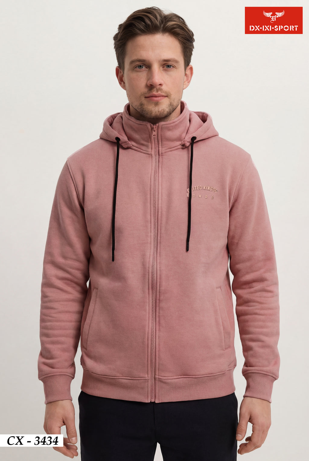 FULL ZIP HOOD SWEATSHIRT(CX-3434)