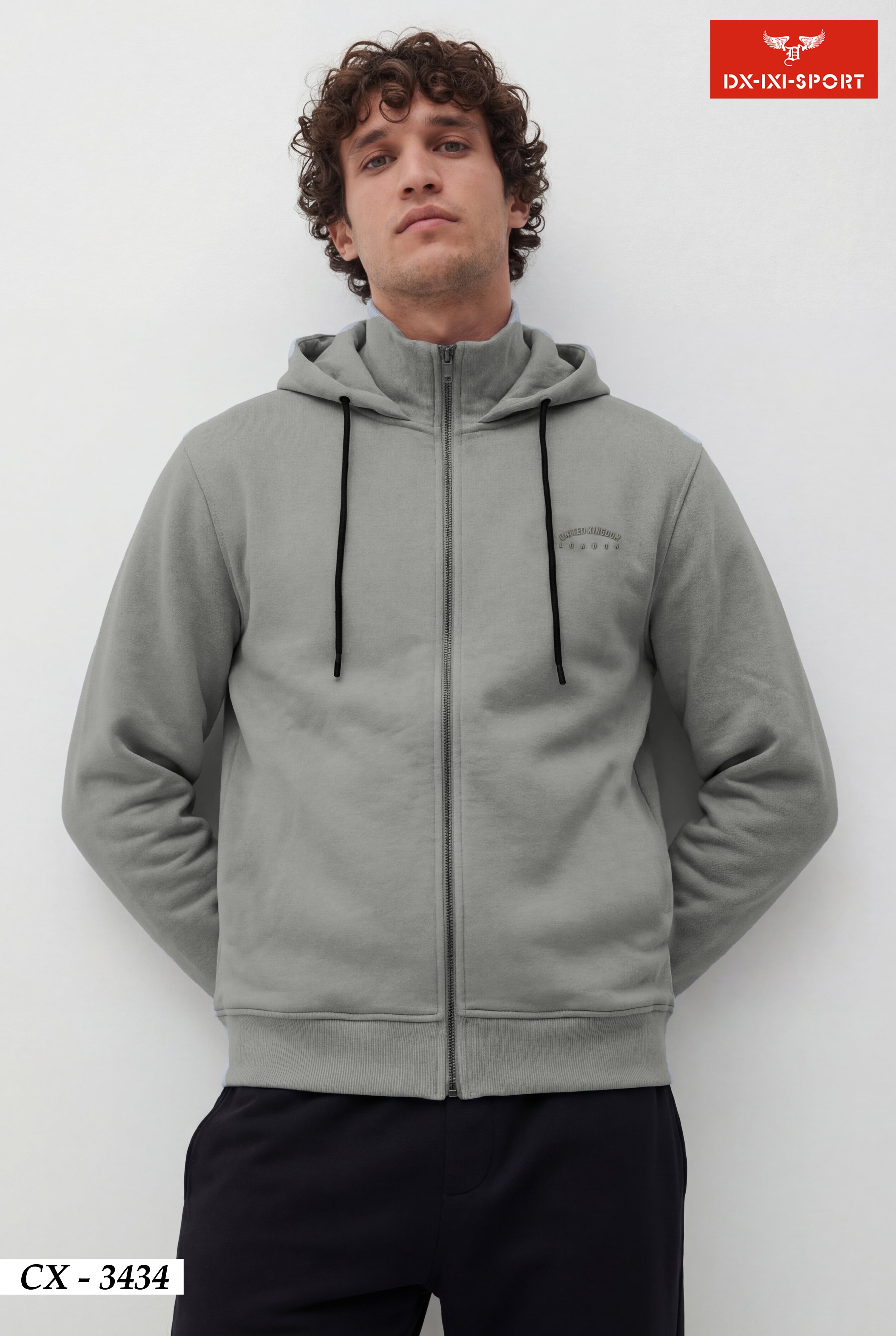 FULL ZIP HOOD SWEATSHIRT(CX-3434)