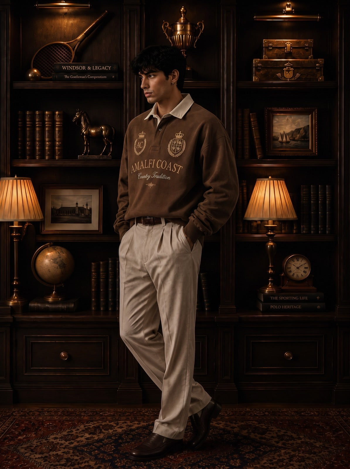 Amalfi Coast Heritage Sweatshirt — 380 GSM Fleece