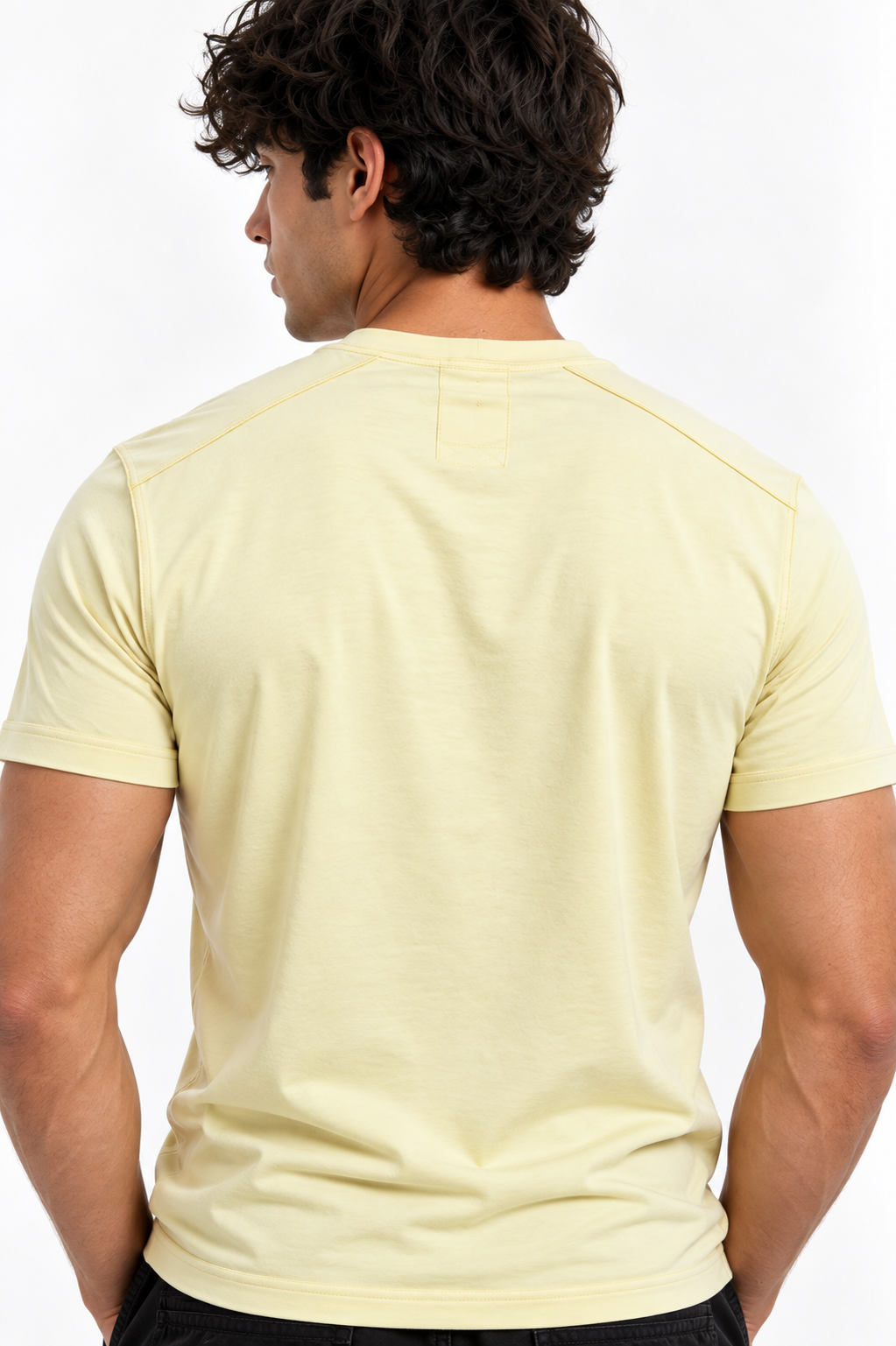 HENLEY NECK HALF SLEEVES T-SHIRT (CX-900)