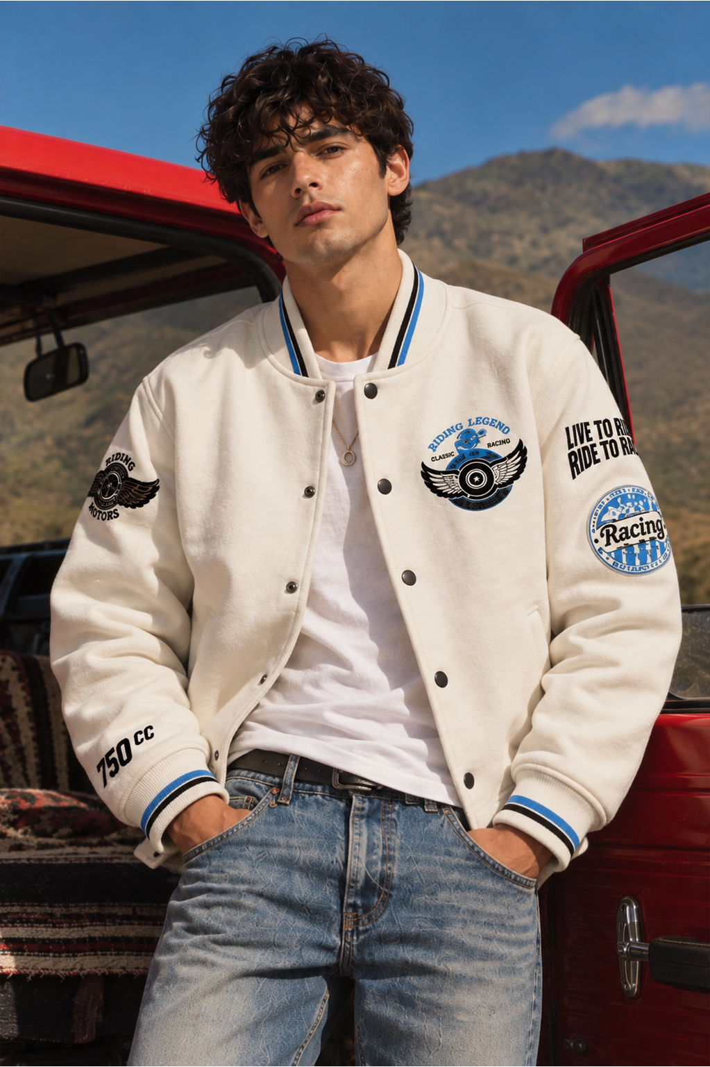 Daytona 750 Varsity Jacket