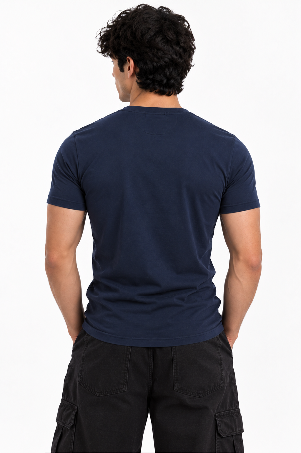 HENLEY NECK HALF SLEEVES T-SHIRT (CX-900)