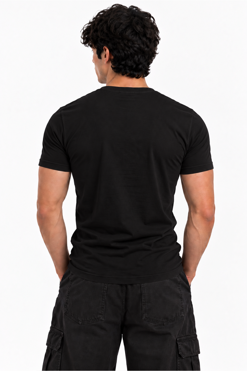 HENLEY NECK HALF SLEEVES T-SHIRT (CX-900)
