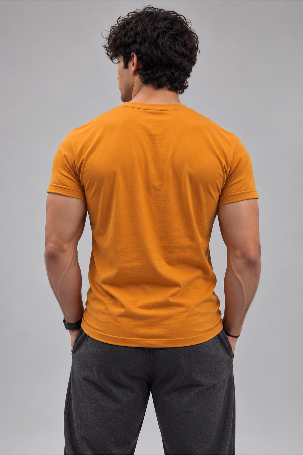 V Neck Half Sleeves T-shirt
