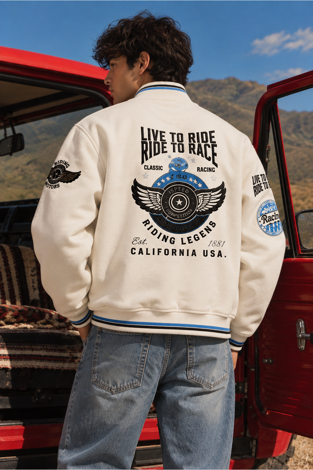Daytona 750 Varsity Jacket