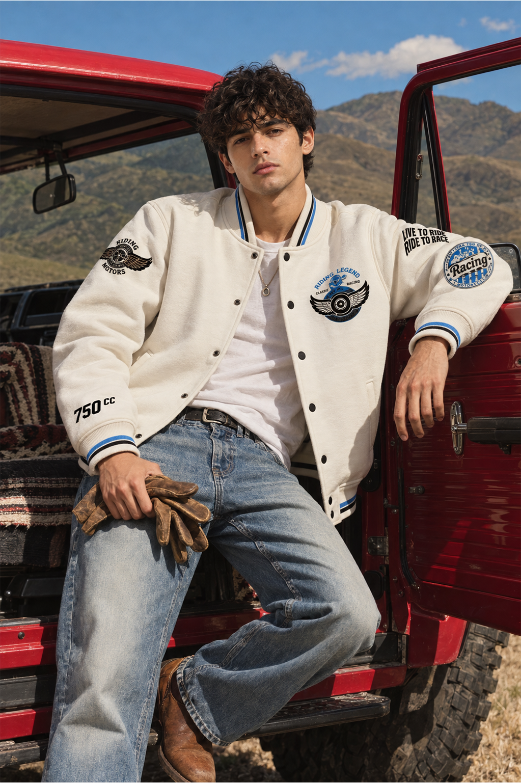 Daytona 750 Varsity Jacket
