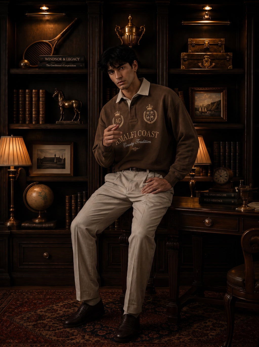 Amalfi Coast Heritage Sweatshirt — 380 GSM Fleece