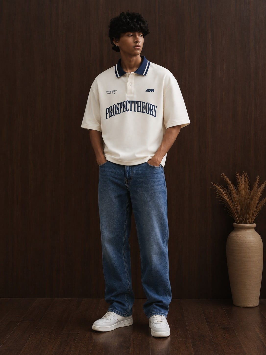 Offwhite premium polo