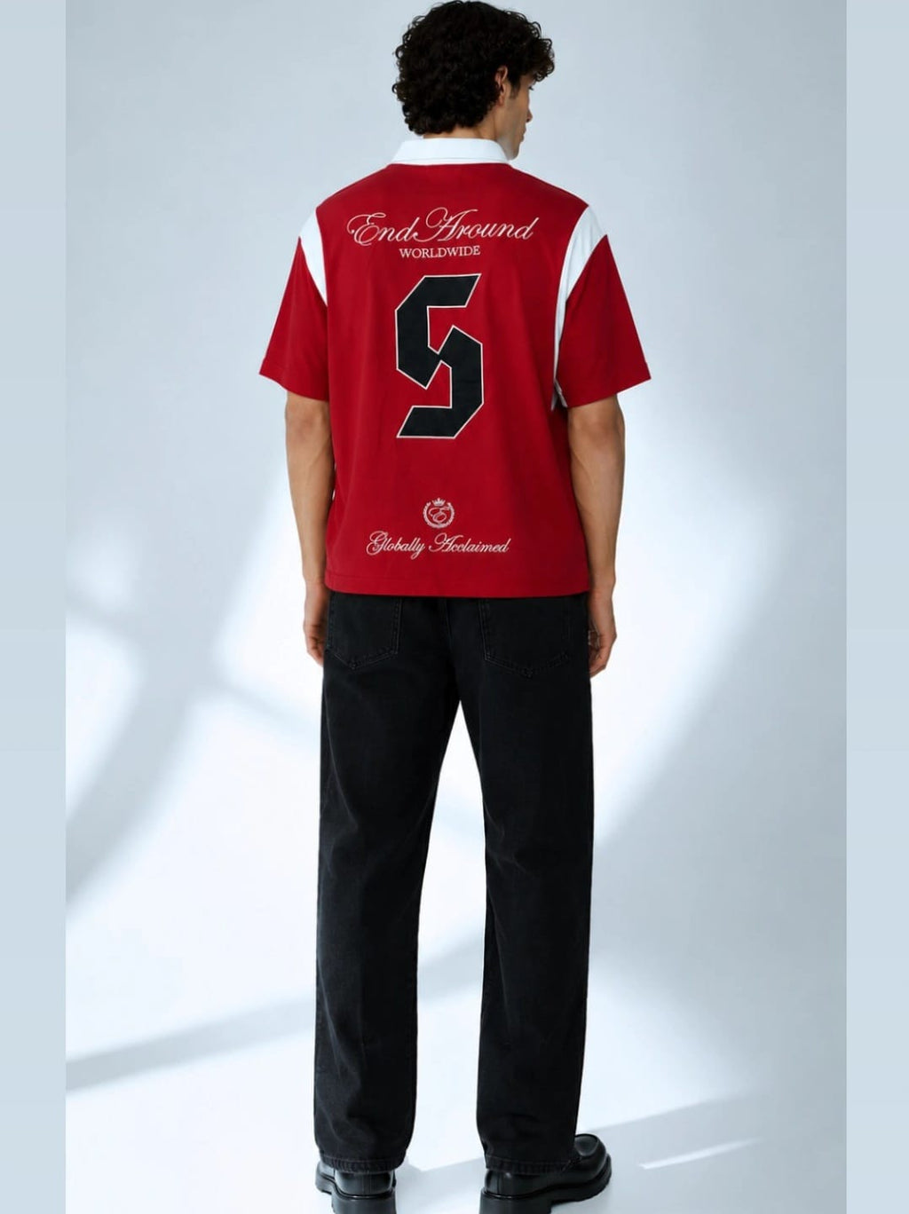 Racing red polo tshirt