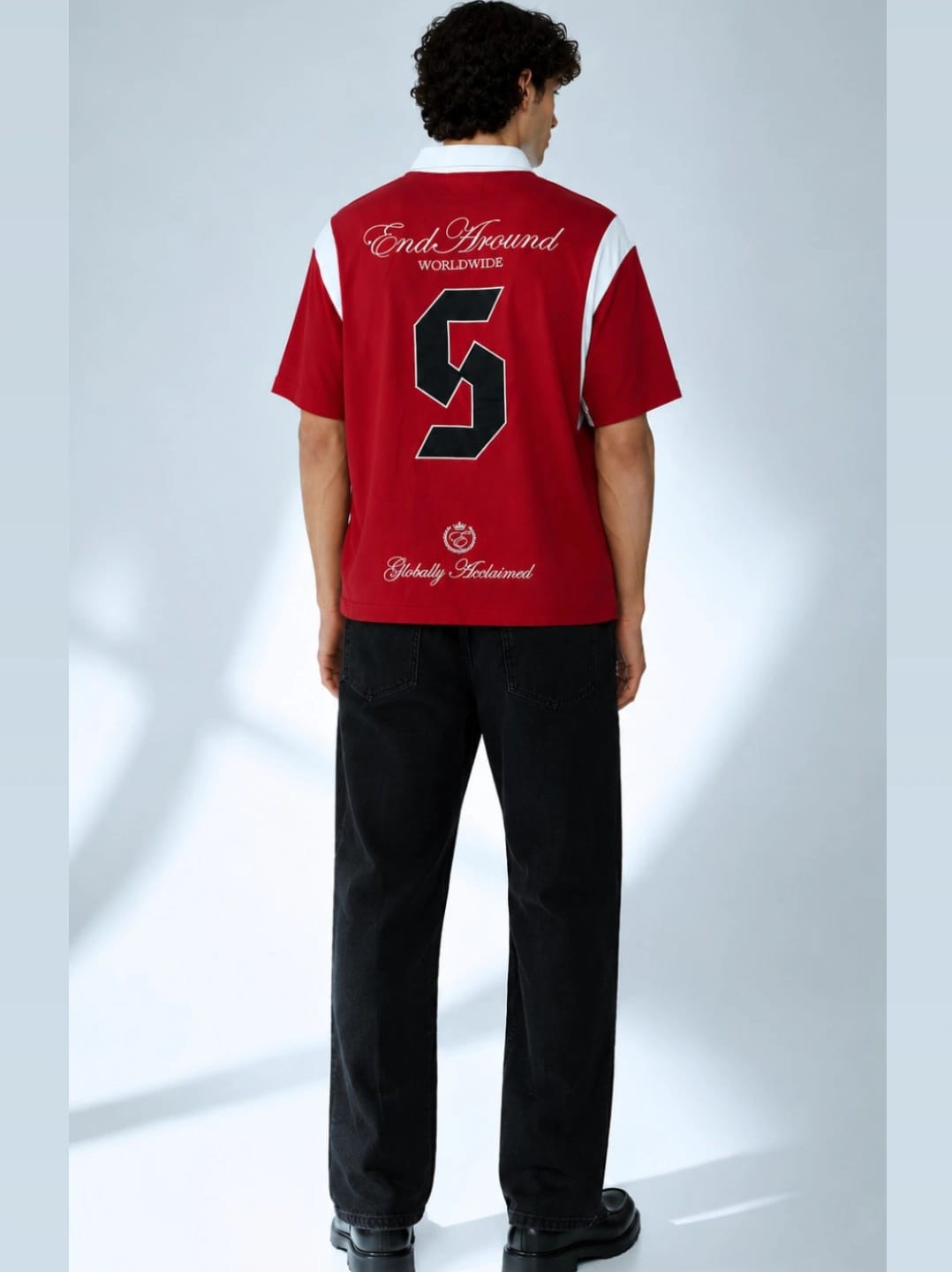 Racing red polo tshirt