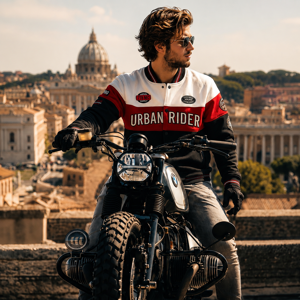 URBAN RIDER VARSITY JACKET🏍️