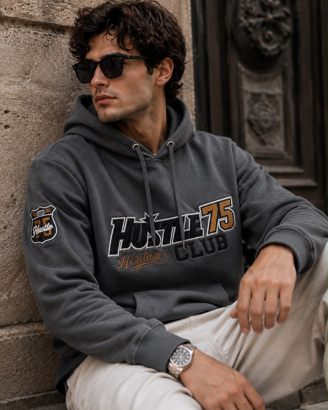 Hustle 75 Club Winter Hoodie