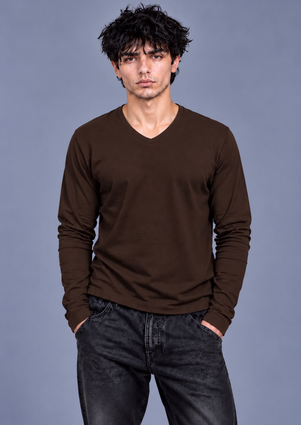 V-NECK RIB — LUXURY EDITORIAL
