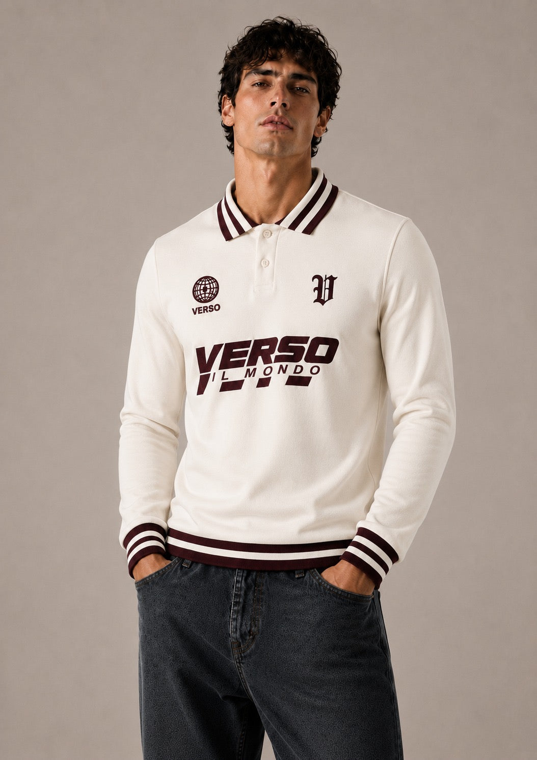 Verso Mondo Premium Placket Sweatshirt