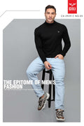 H Neck Full Sleeve T-Shirt (CX-2929)