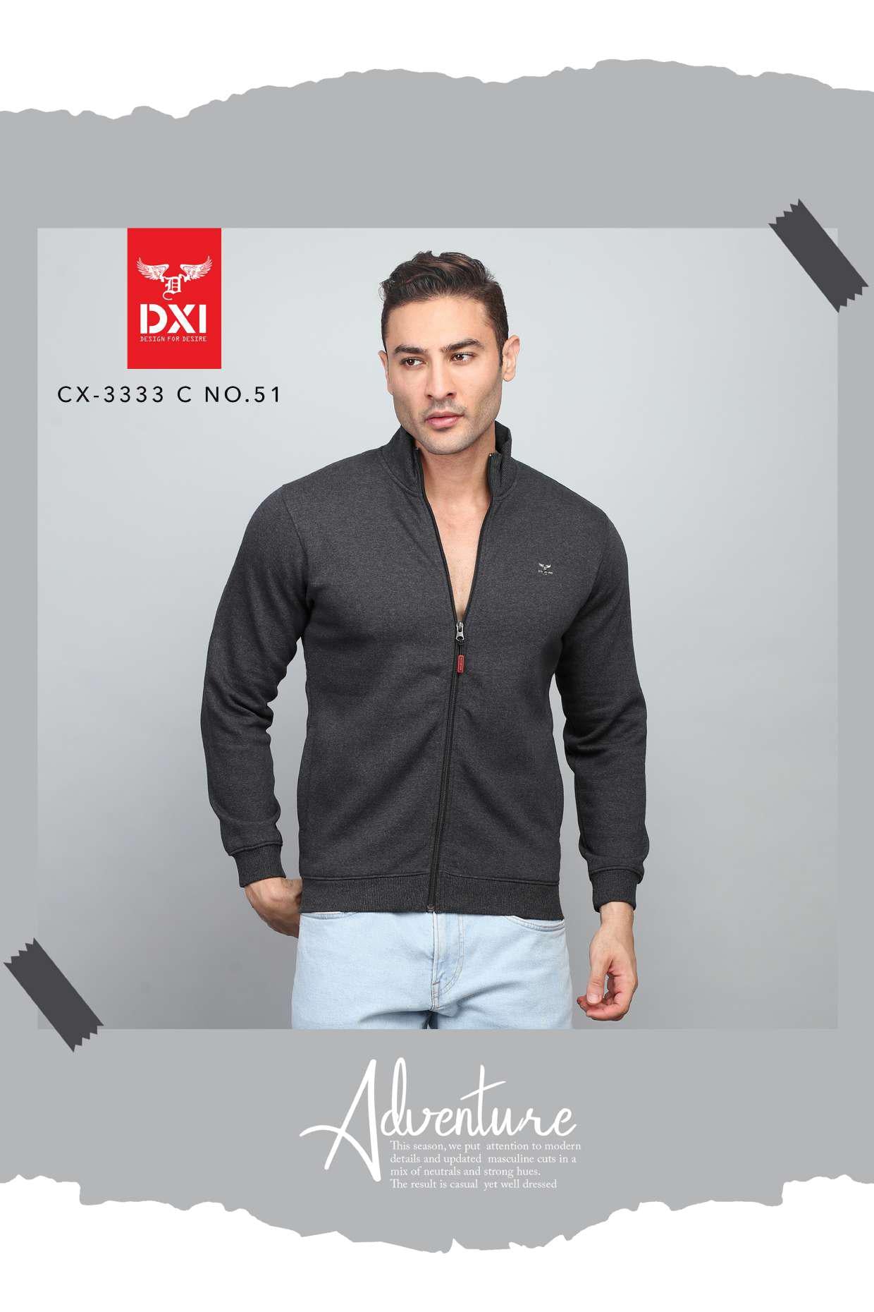 Full Zip Sweat Shirt (CX-3333)